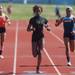 Ypsilanti's Endia Francois during the girls 200 meter dash at the Golden Triangle boys and girls track meet at Saline High School Friday, May 3.
Courtney Sacco I AnnArbor.com